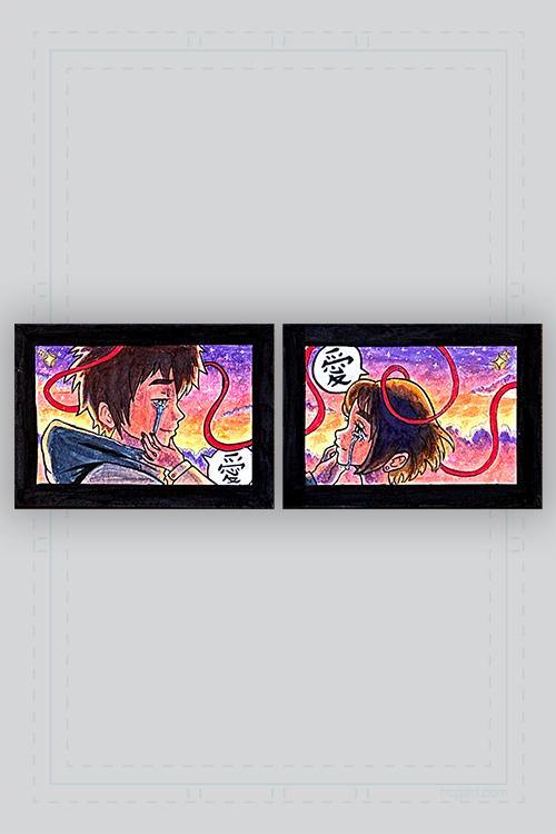 "What’s... your name?" Diptych by Hayley Hyuga - Hero Complex Gallery