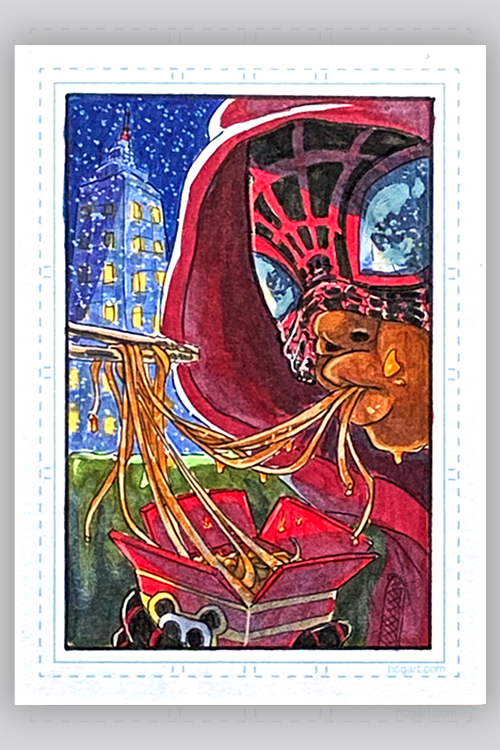 "Miles in China Town" by Hayley Hyuga - Hero Complex Gallery