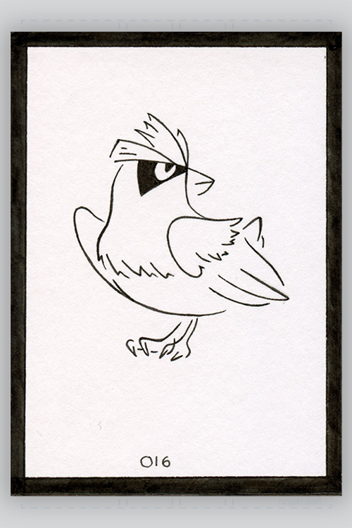 "016-Pidgey" by Miguel Molina - Hero Complex Gallery