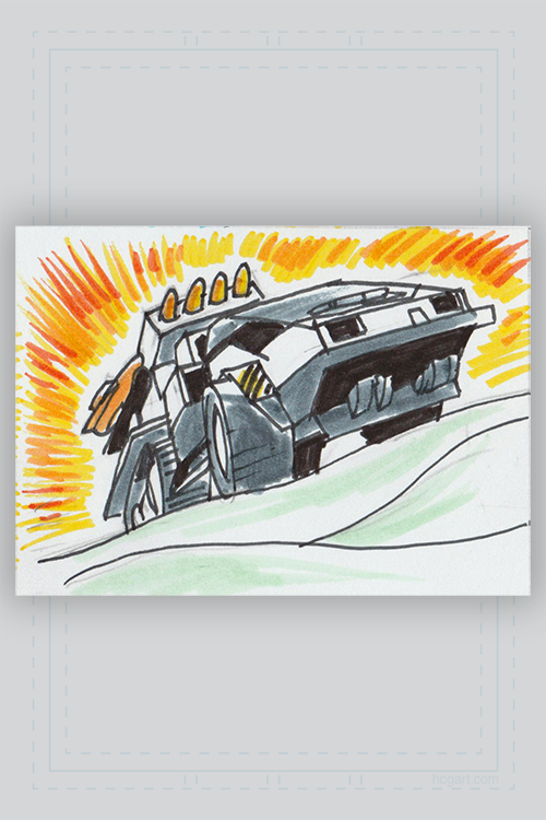 "Snowcat" by Scott Park - Hero Complex Gallery