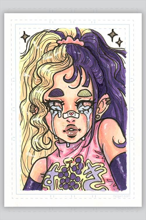 "Grape Chan" by Hayley Hyuga - Hero Complex Gallery