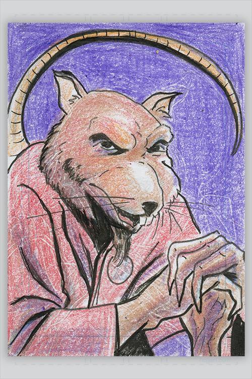 "Heroes in the Half-Shell: Splinter" by Tom Valente - Hero Complex Gallery