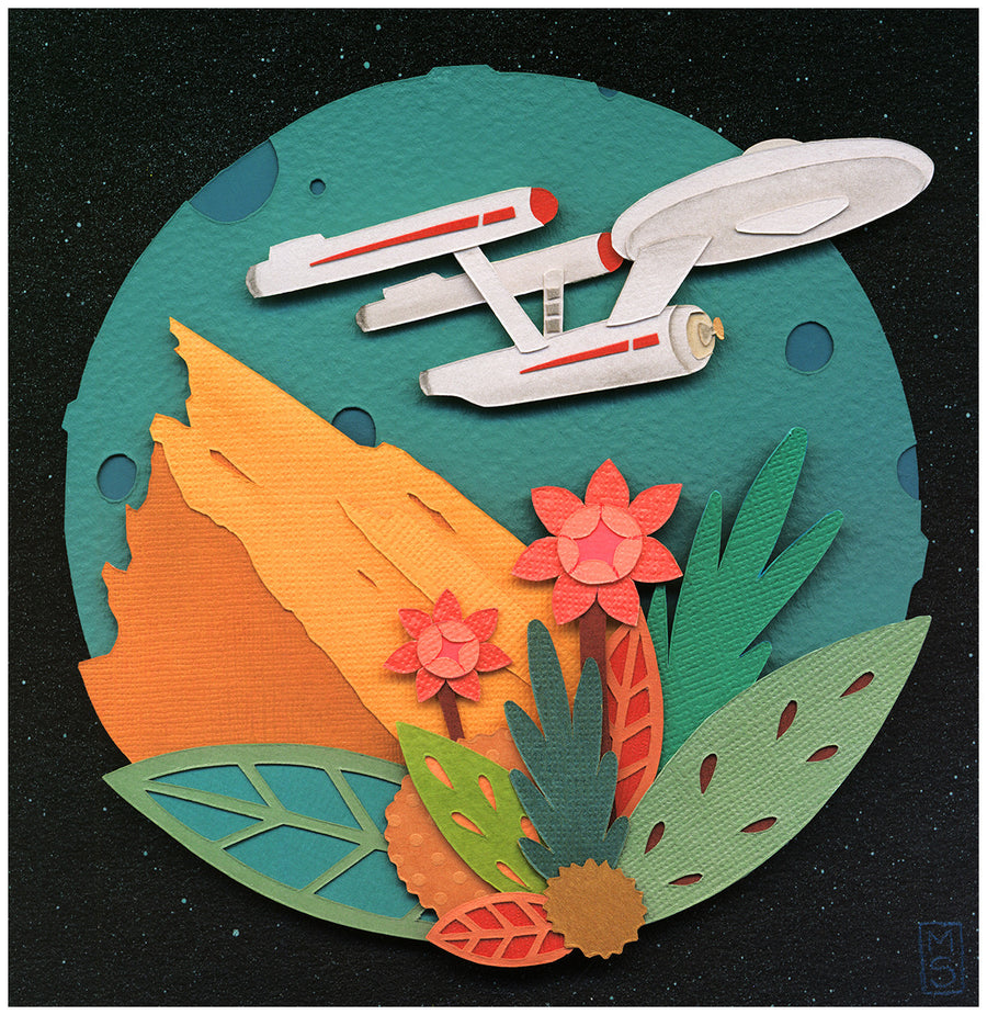 "NCC-1701" Framed Print by Meghan Stratman $135.00 - Hero Complex Gallery
