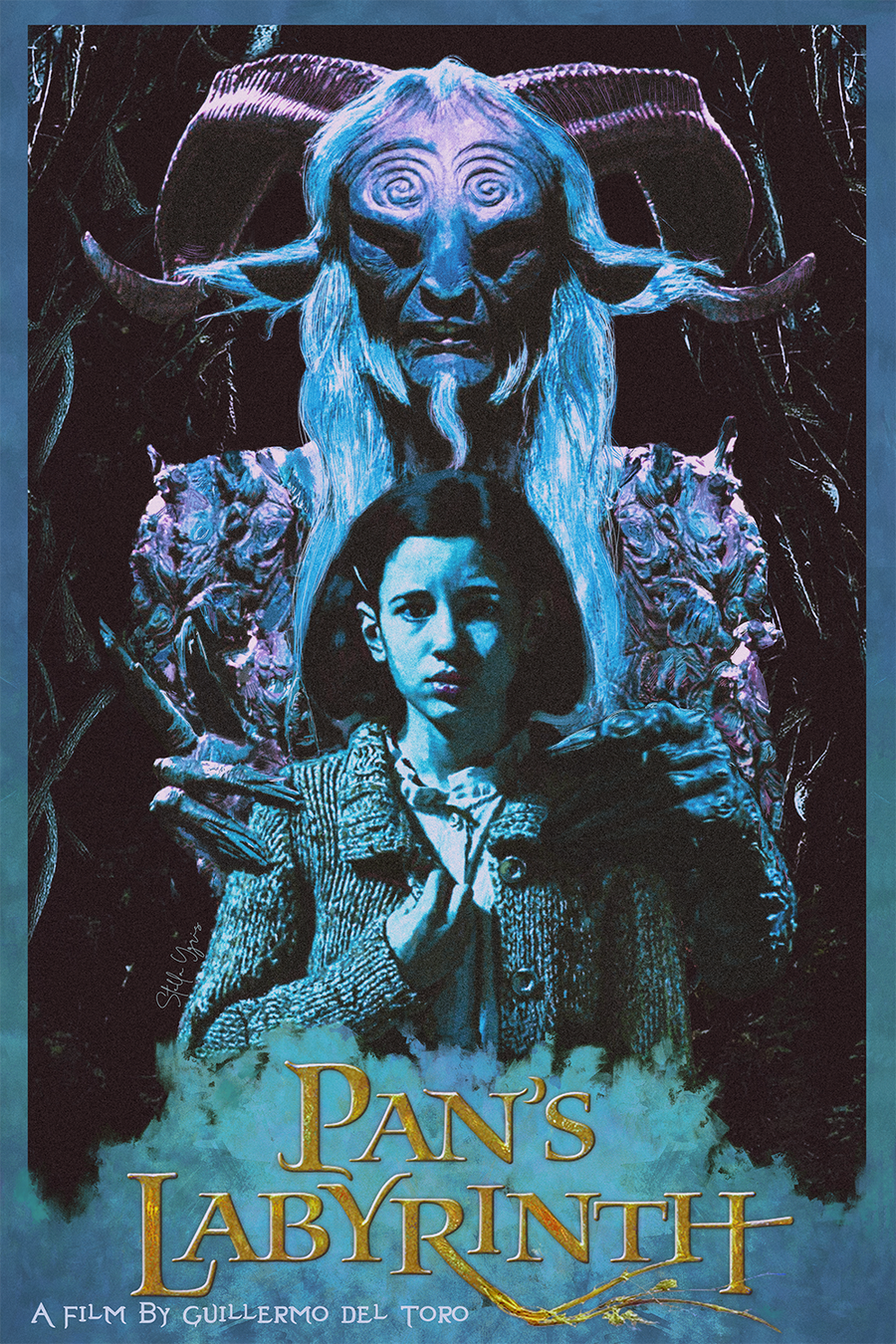 "The Little Girl and the Faun" by Stella Ygris