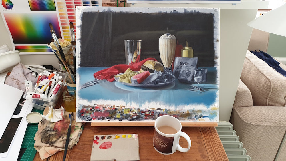 "Tasty Burger" by Robin Springett