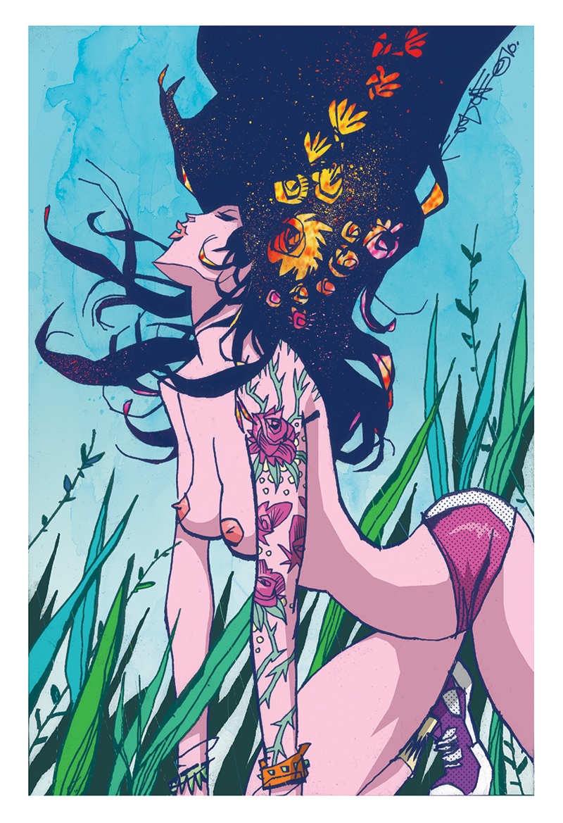 "Thrilling" by Jim Mahfood - Hero Complex Gallery
 - 1