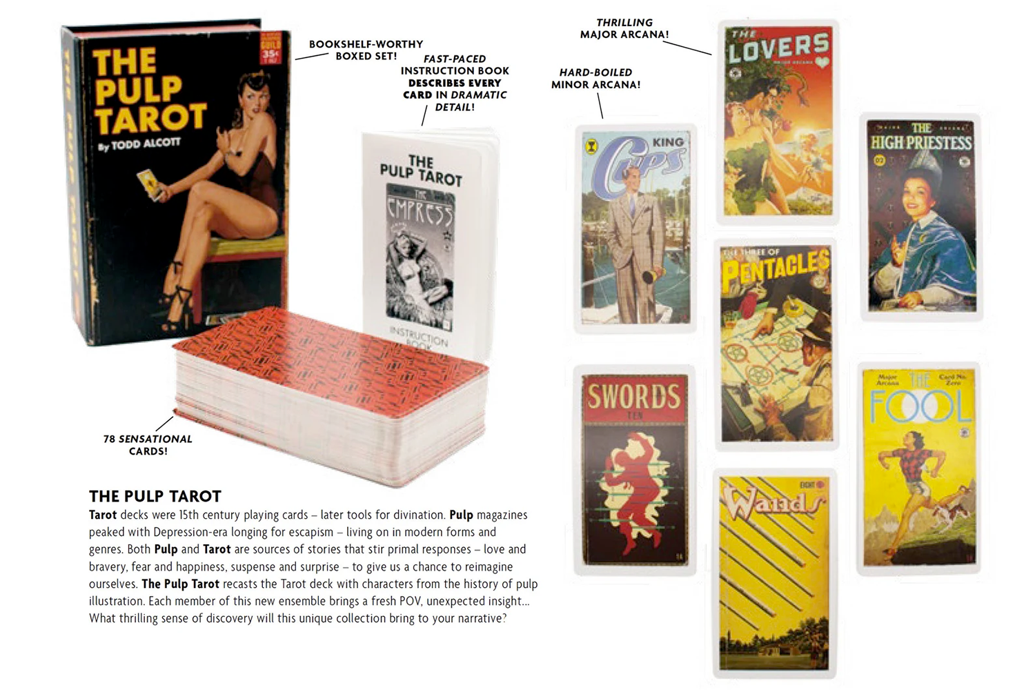 "The Pulp Tarot" by Todd Alcott