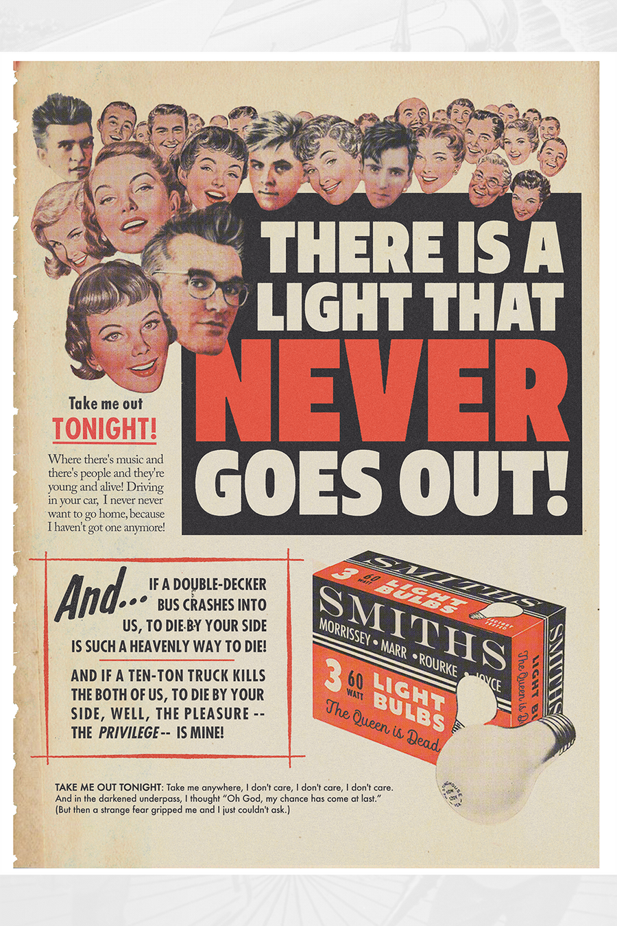 "There is a Light That Never Goes Out" by Todd Alcott