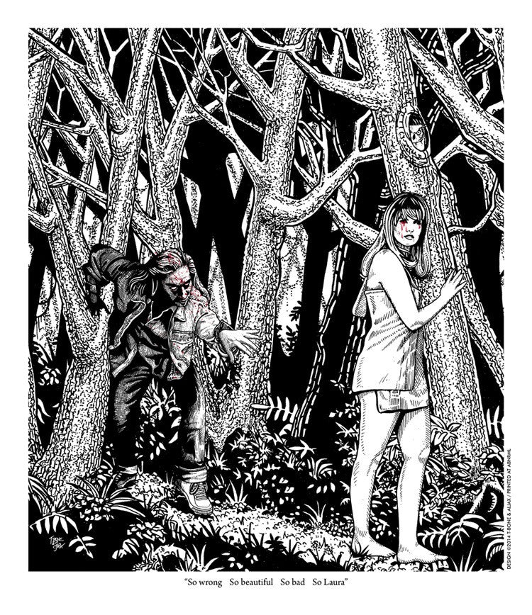 "Figure 3.7 - 'The Secret Diary of Laura Palmer, a illustrated guide'" by T-bone & Aljax - Hero Complex Gallery
