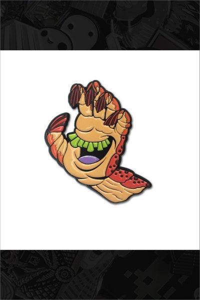 347. "Shrimp Hand" Pin by Two Ghouls Press - Hero Complex Gallery