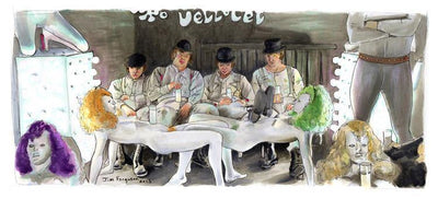 "Alex and his Three Droogs" by Jim Ferguson - Hero Complex Gallery