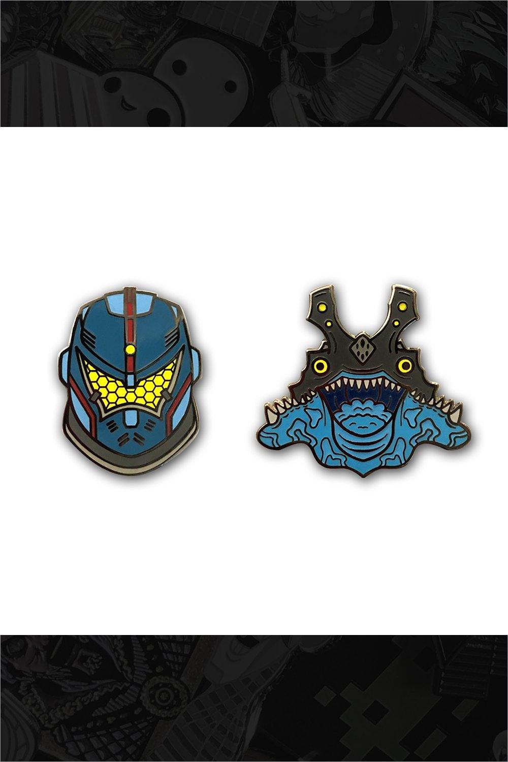503. "Pacific" GID Pin Set by Ursa Major Supply - Hero Complex Gallery