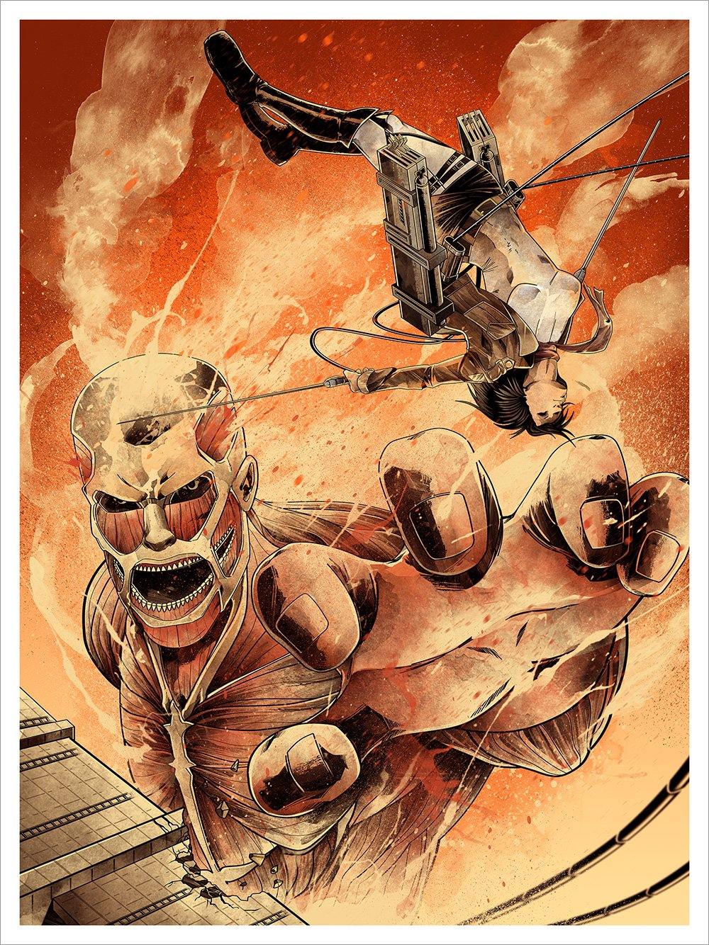 "Attack on Titan" by JP Valderrama - Hero Complex Gallery