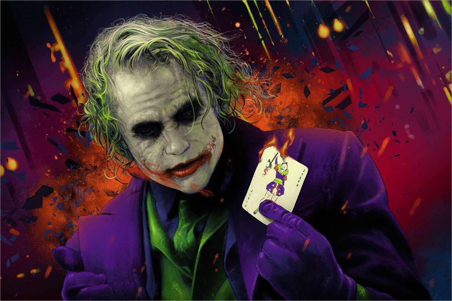 "I'm an Agent of Chaos" Red Variant by Vance Kelly - Hero Complex Gallery