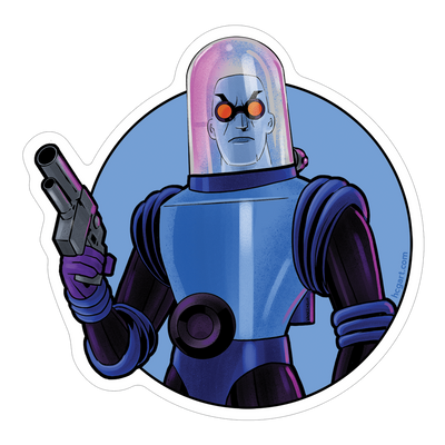 "Freeze” Sticker by Vance Kelly - Hero Complex Gallery