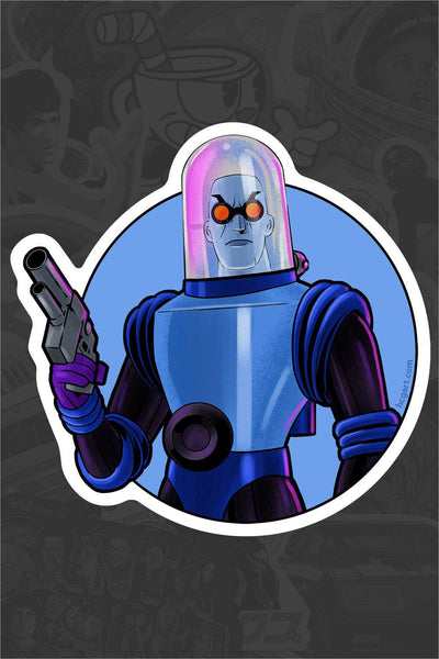 "Freeze” Sticker by Vance Kelly - Hero Complex Gallery