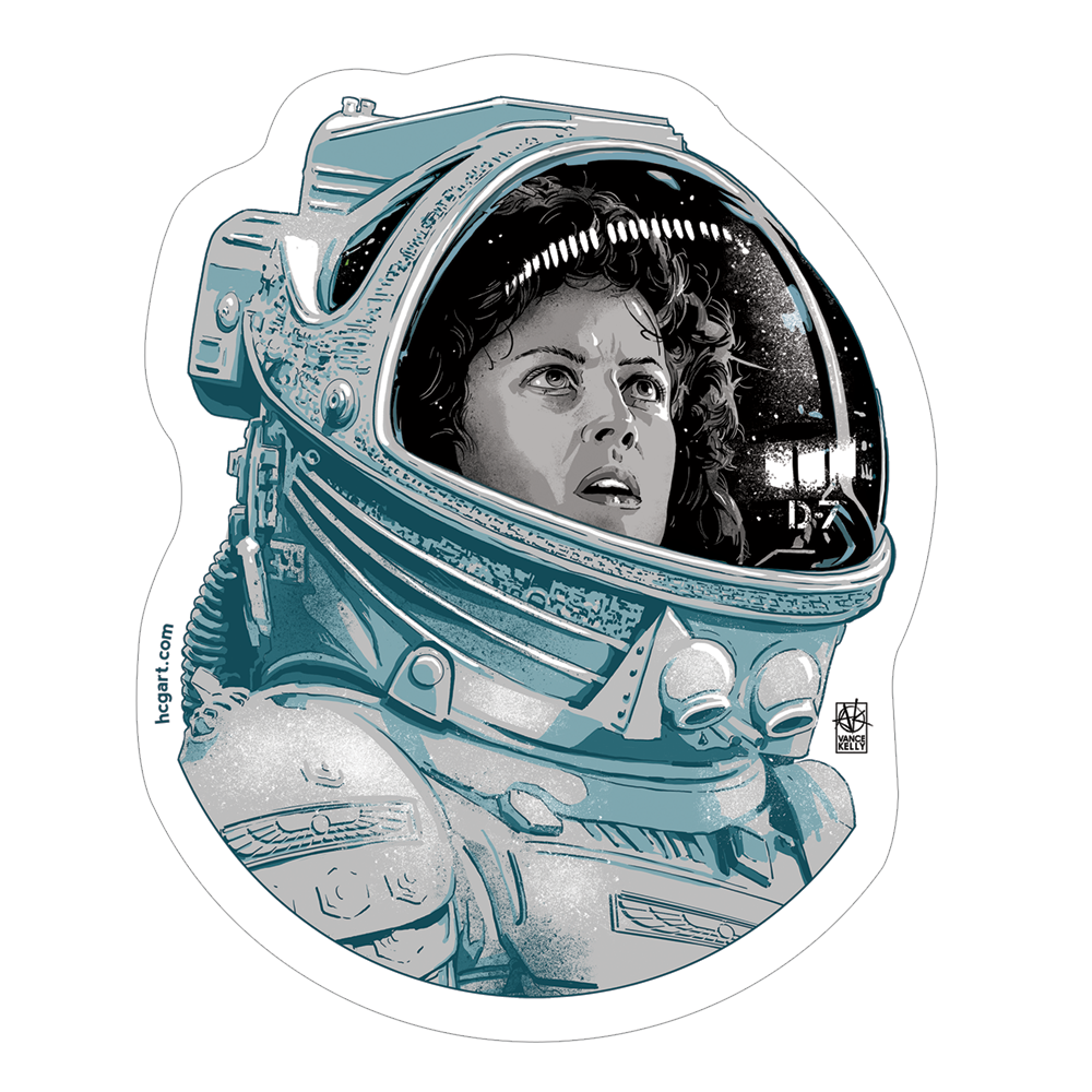 "Ripley” Sticker Variant by Vance Kelly - Hero Complex Gallery