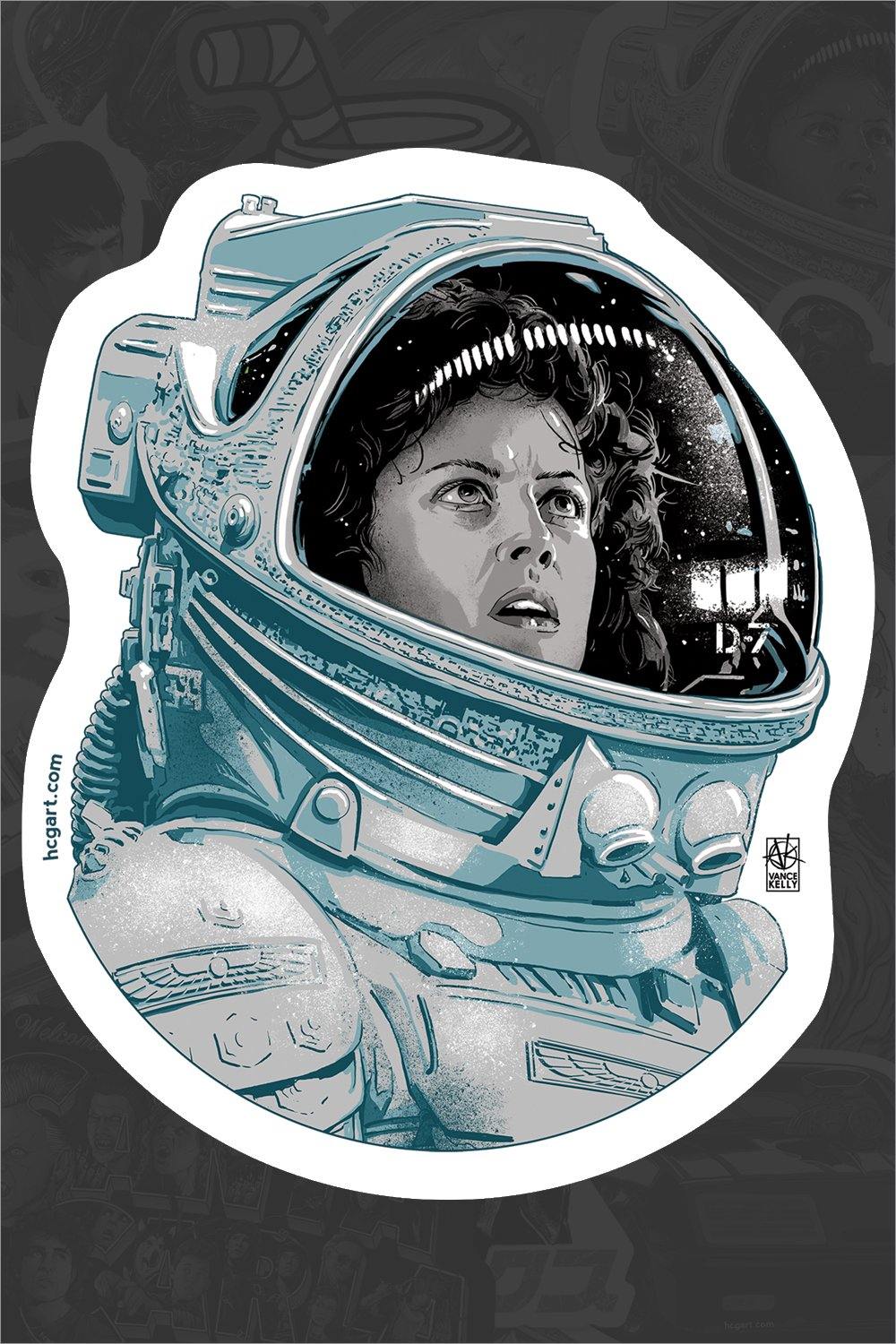 "Ripley” Sticker Variant by Vance Kelly - Hero Complex Gallery