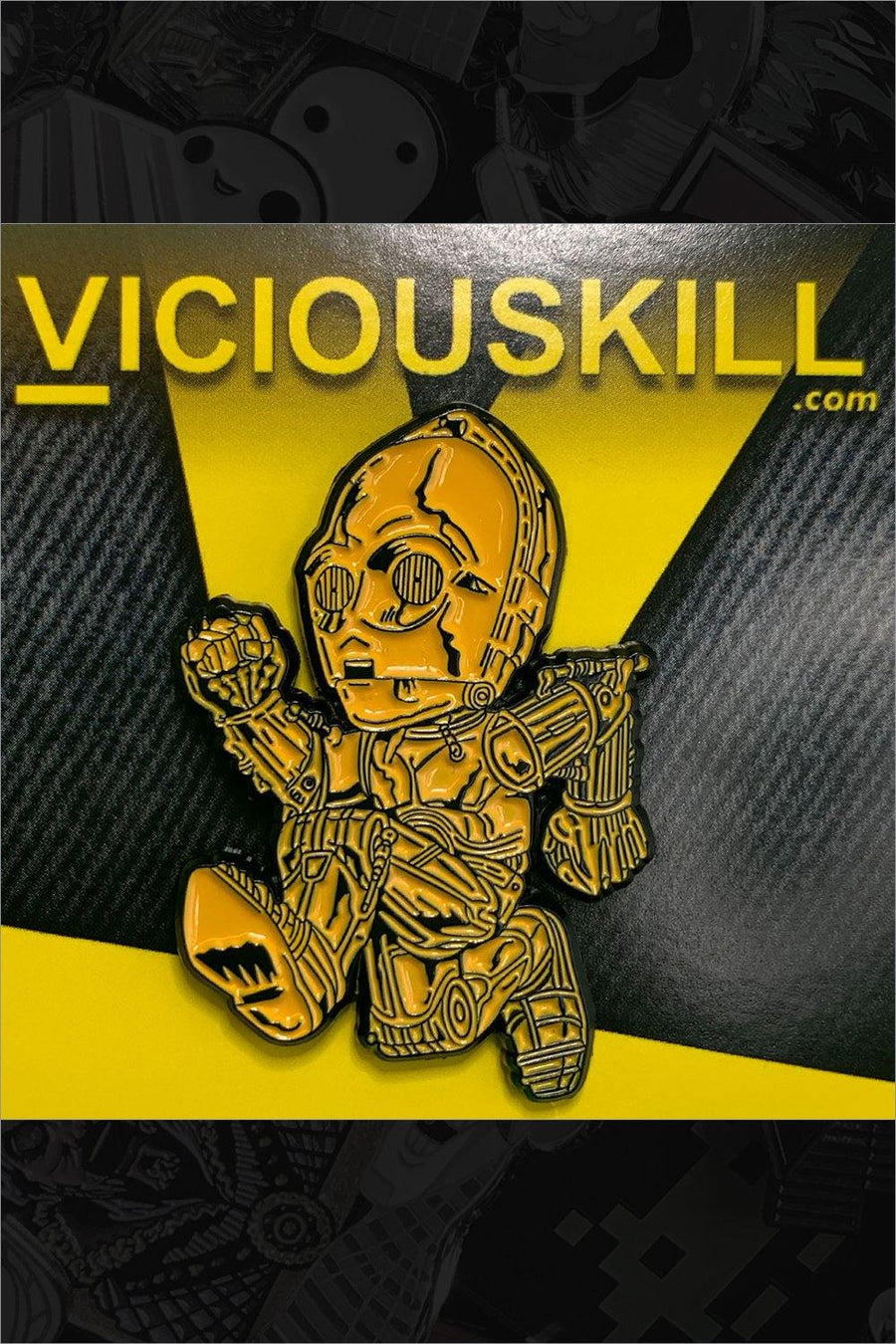 759. "C3PO" Pin by VICIOUSKILL - Hero Complex Gallery