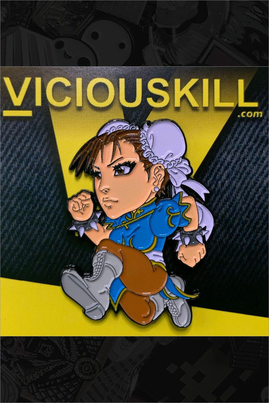 772. "Chun-Li" Pin by VICIOUSKILL - Hero Complex Gallery