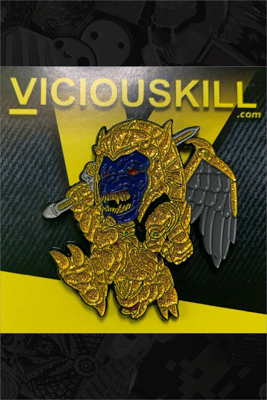 768. "Goldar OG" Pin by VICIOUSKILL - Hero Complex Gallery