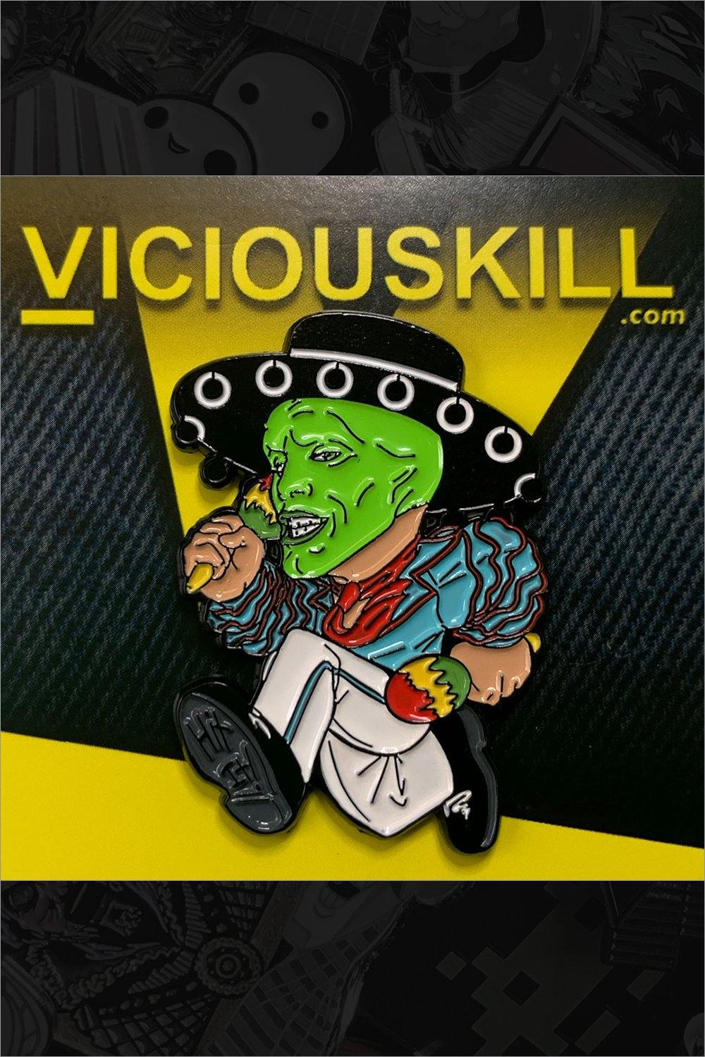 766. "The Mask" Pin by VICIOUSKILL - Hero Complex Gallery