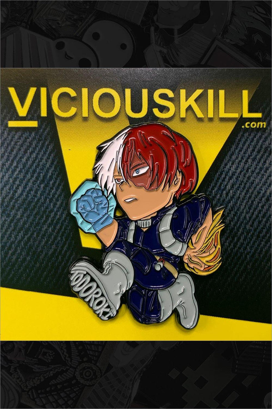 765. "Todoroki" Pin by VICIOUSKILL - Hero Complex Gallery
