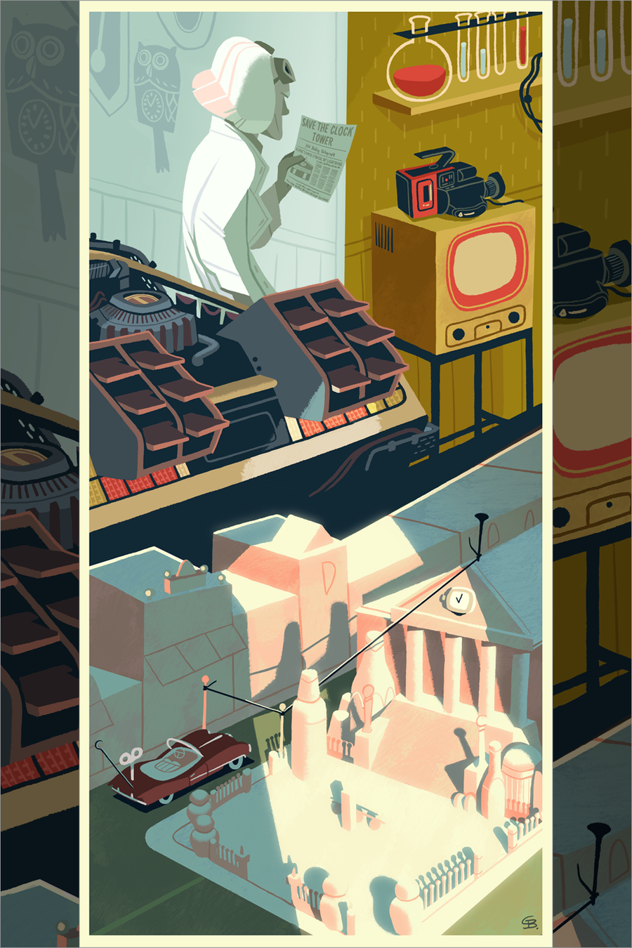 "BTTF" by Glen Brogan - Hero Complex Gallery