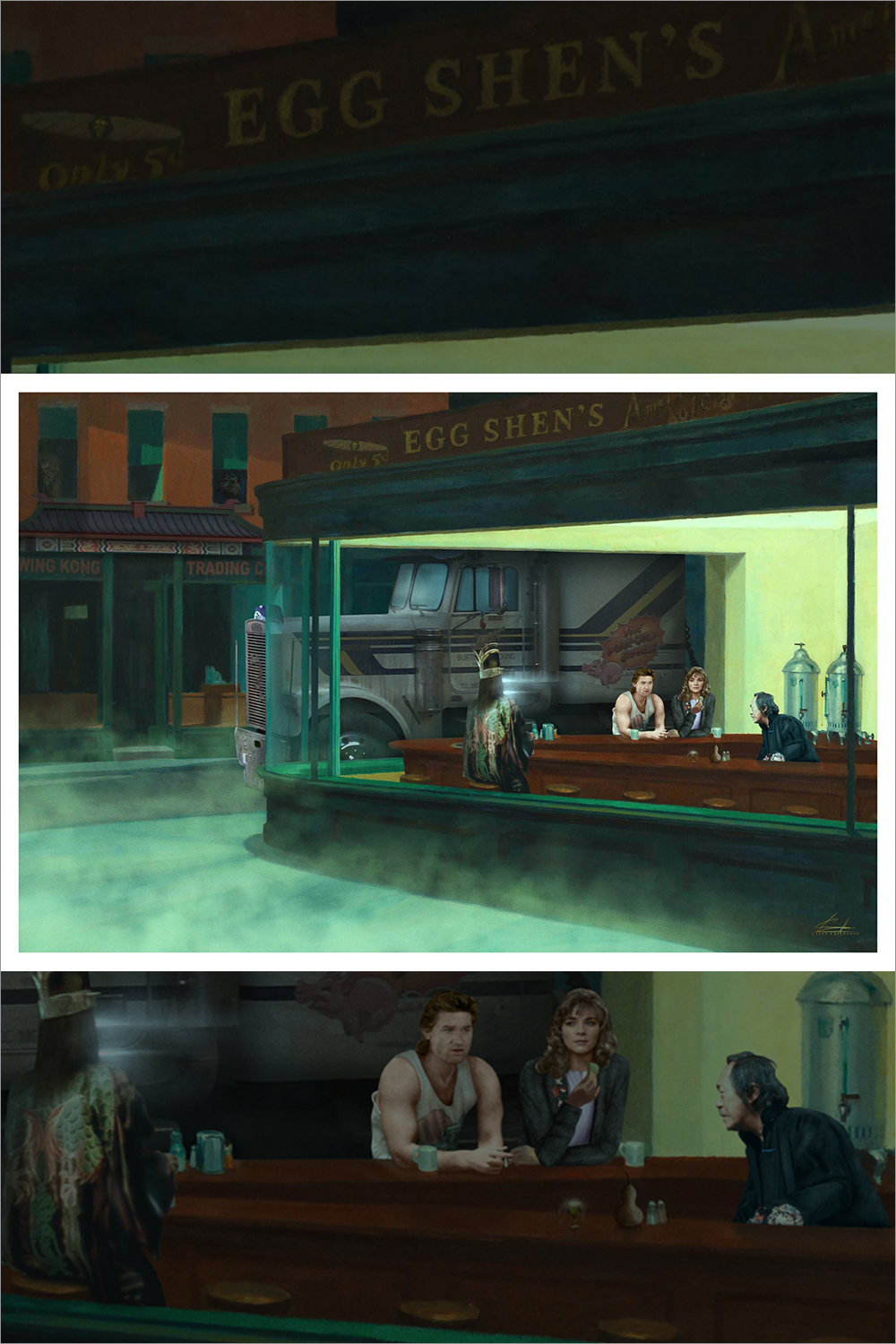 "Nighttrouble" by Casey Callender - Hero Complex Gallery