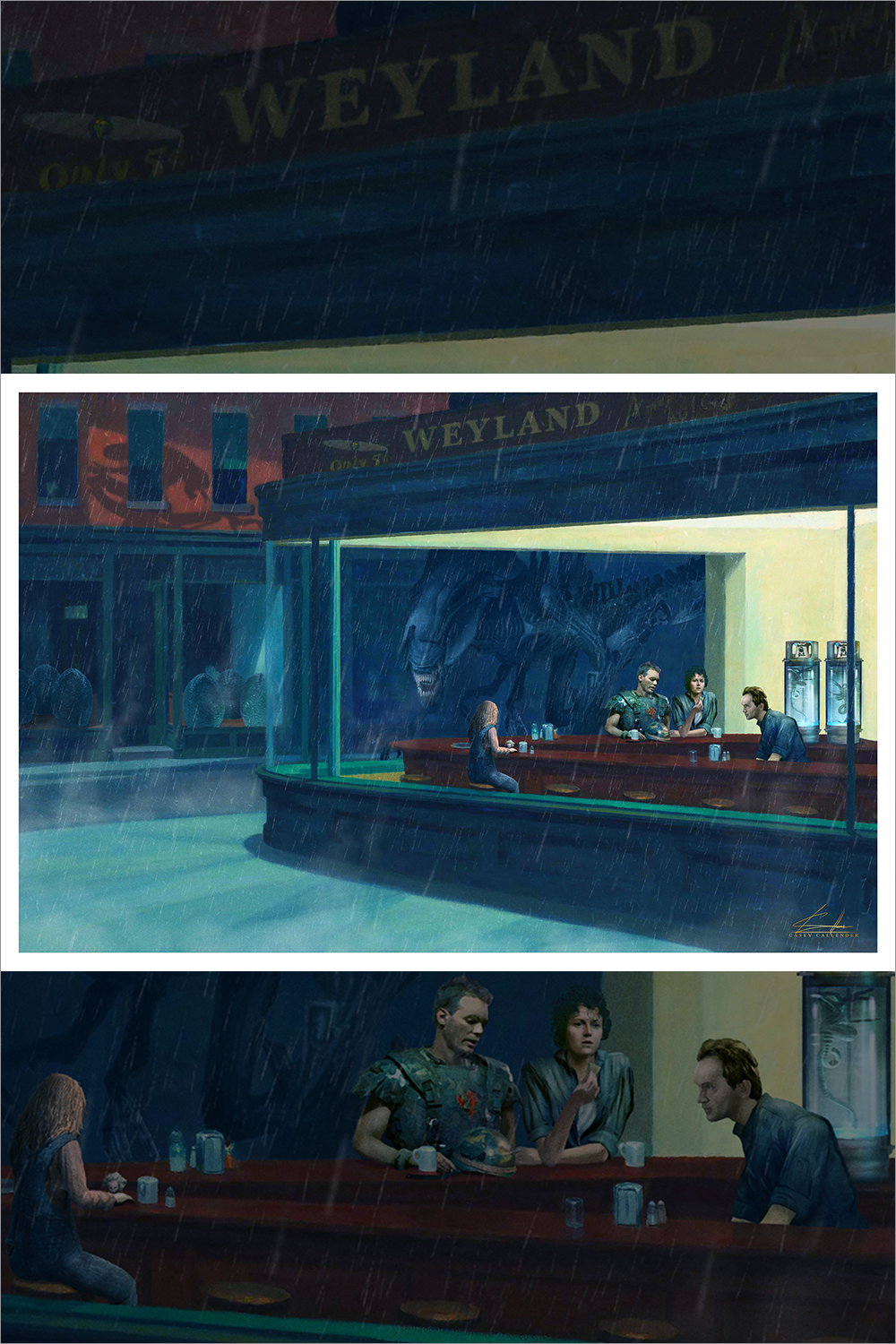 "Nightxenos" by Casey Callender - Hero Complex Gallery