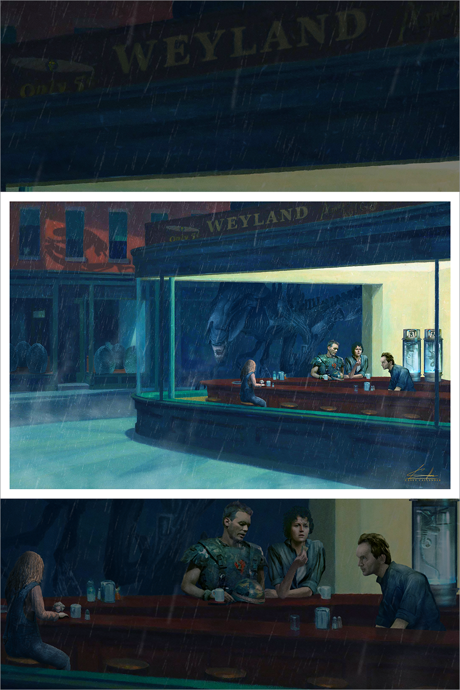 "Nightxenos" by Casey Callender - Hero Complex Gallery