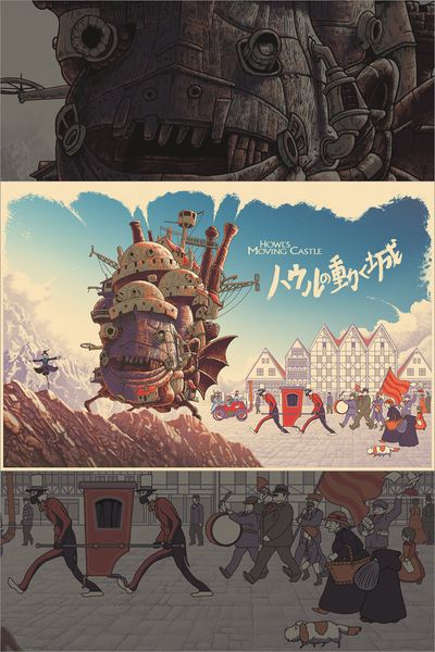 "Howl's Moving Castle" by Cristian Eres - Hero Complex Gallery