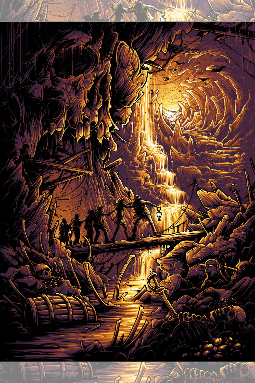 "Goonies never say die!" by Dan Mumford - Hero Complex Gallery