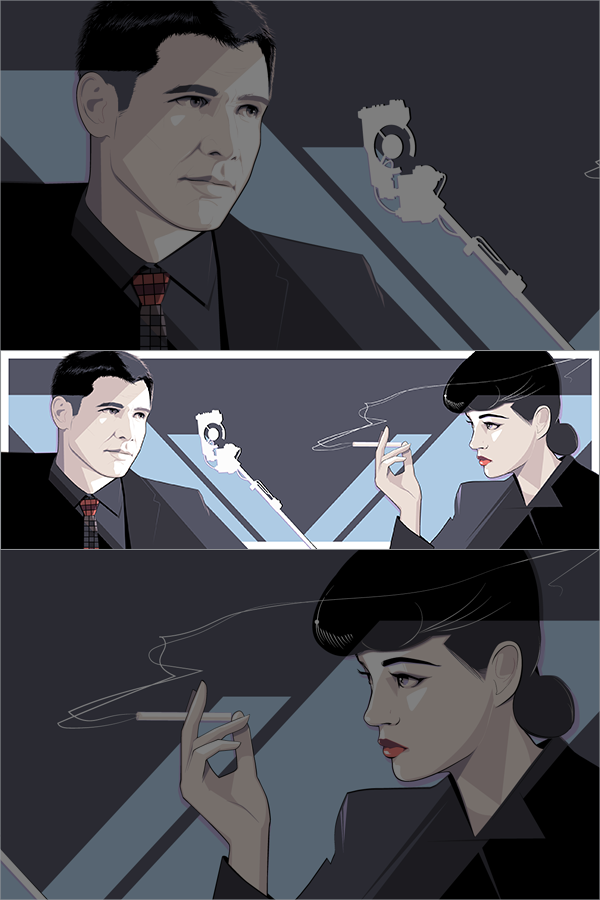 Deckard Rachael by Craig Drake - Hero Complex Gallery