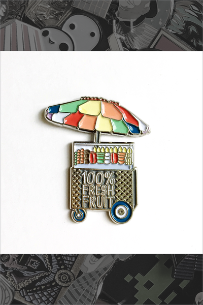 096. "100% LA Fruit Cart" Pin by ilootpaperie - Hero Complex Gallery
