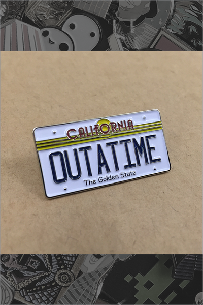 113. "BTTF OUTATIME Plate" Pin by Kevin M Wilson - Hero Complex Gallery