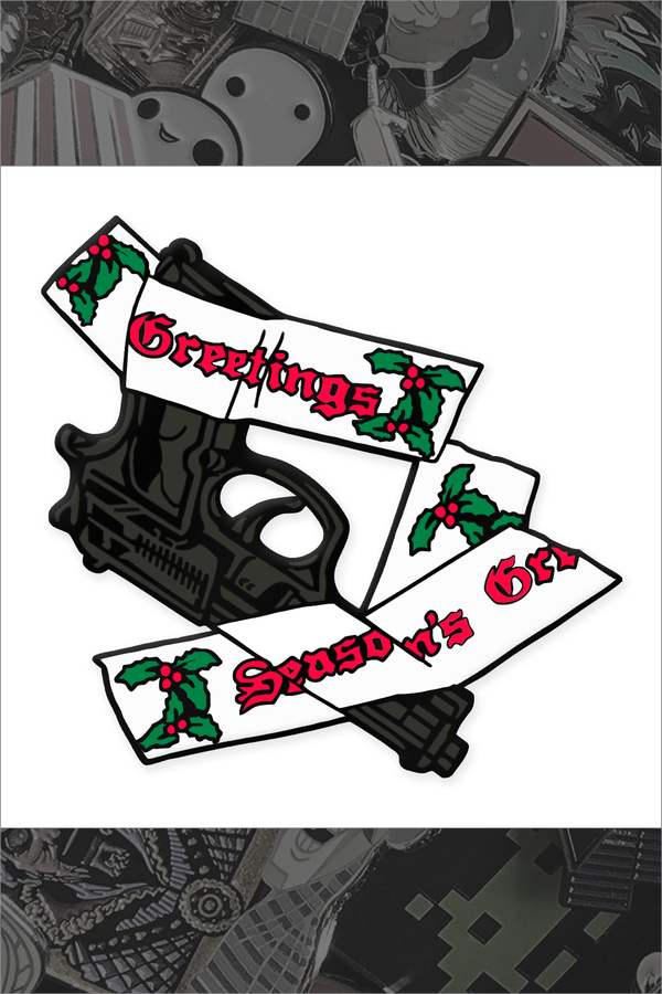 154. "Season's Greetings" Pin by Matt Ryan Tobin - Hero Complex Gallery