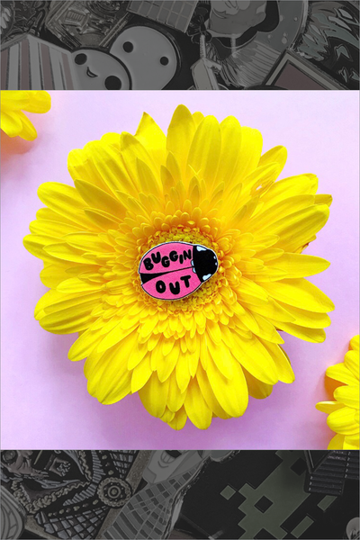 200. "Buggin Out" Pin by Paper Moon Collective - Hero Complex Gallery