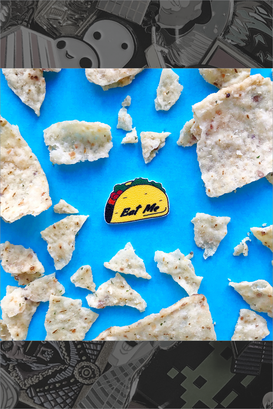 206. "Eat Me" Taco Pin by Paper Moon Collective - Hero Complex Gallery