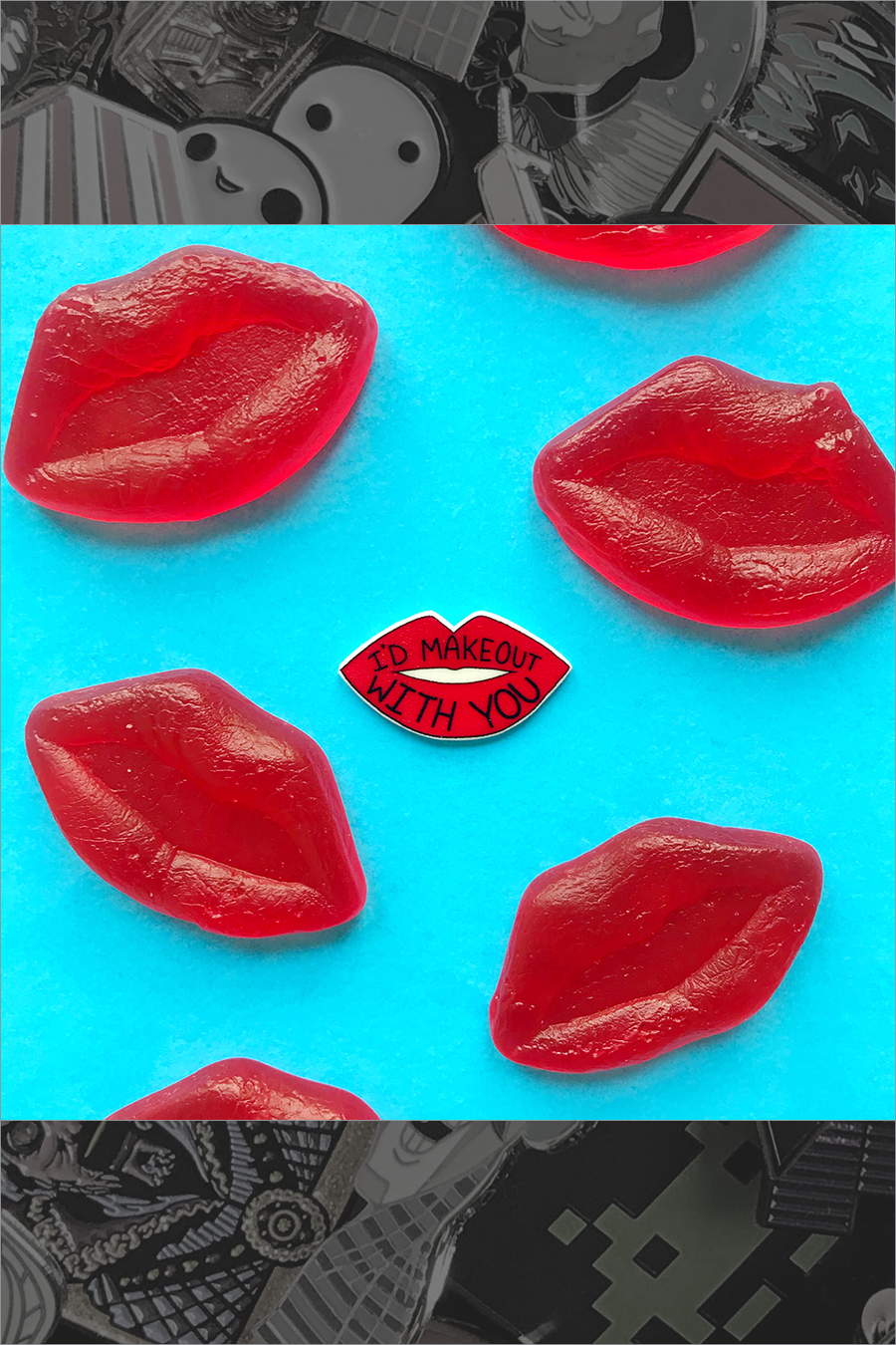 205. "I'd Makeout with You" Pin by Paper Moon Collective - Hero Complex Gallery