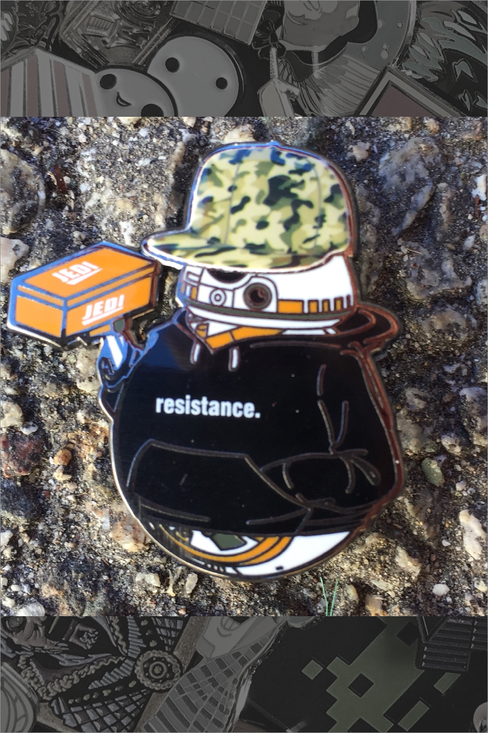 281. "SNKR.8" Black Hoody Pin by BB-CRE.8 - Hero Complex Gallery