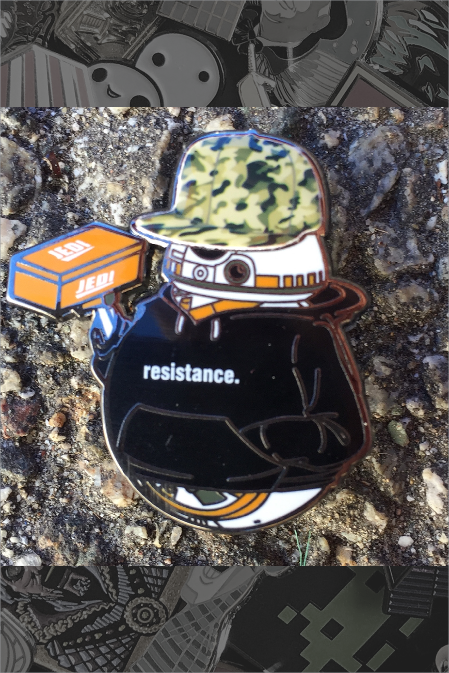 281. "SNKR.8" Black Hoody Pin by BB-CRE.8 - Hero Complex Gallery