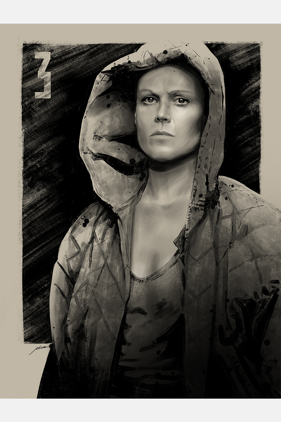 "Ellen Ripley" by Yvan Quinet