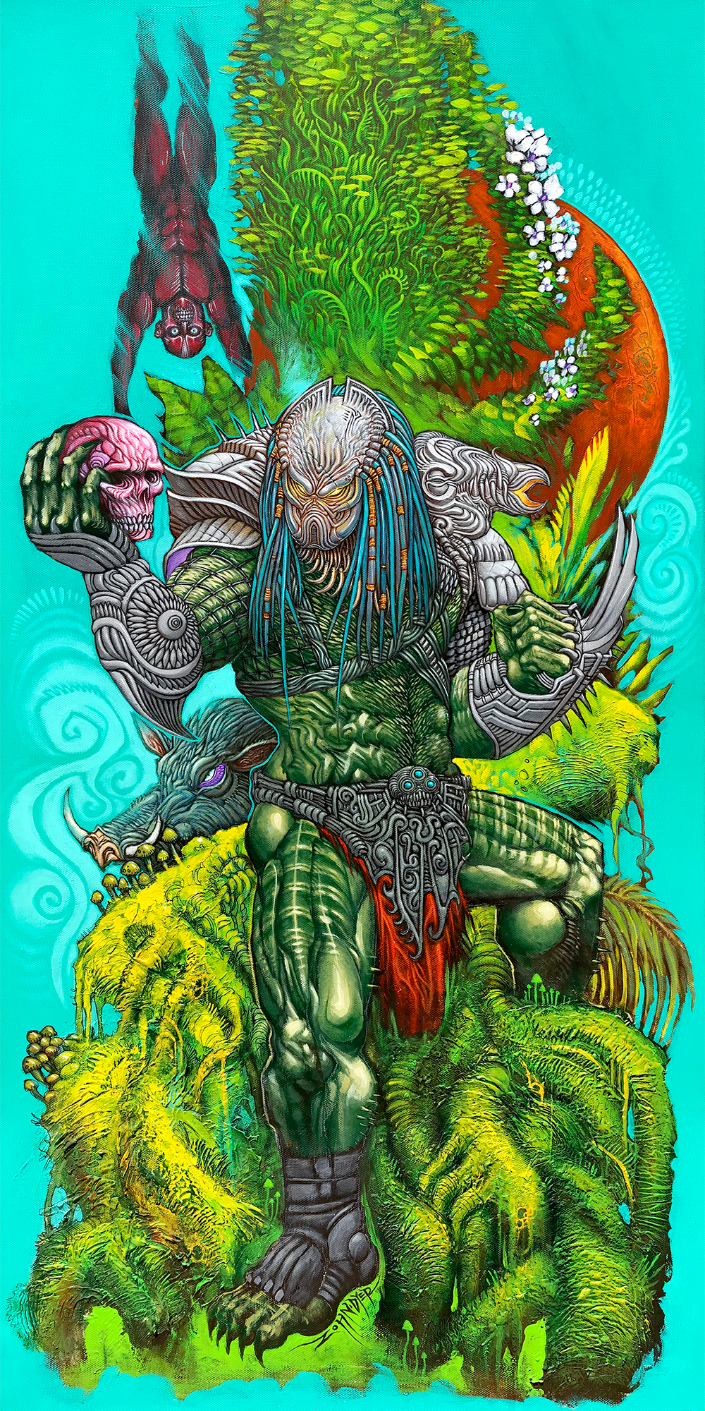 "Predator - The Trophy Tree" by Zohn Dyer - Hero Complex Gallery