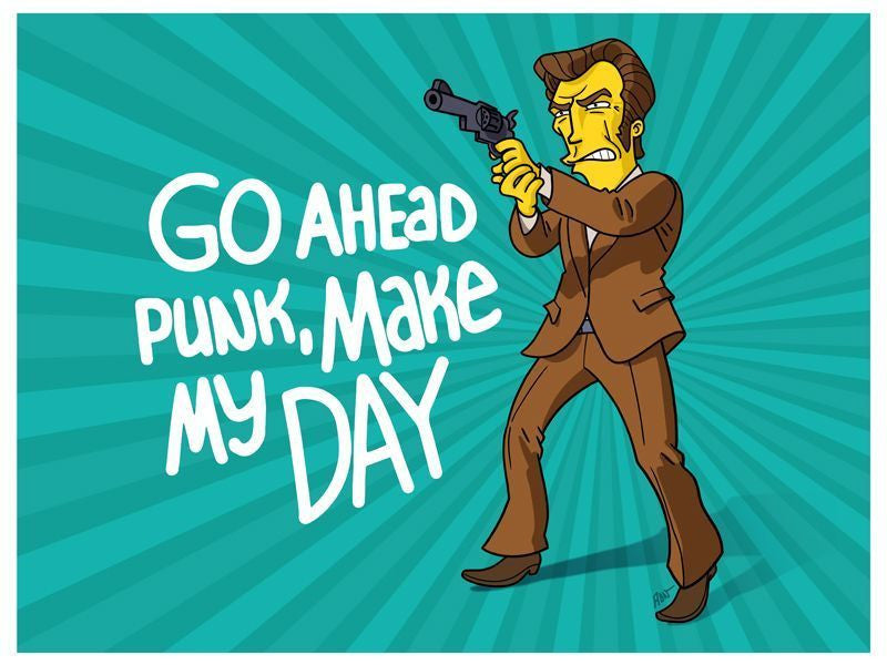 "Go Ahead Punk!" by ADN - Hero Complex Gallery
