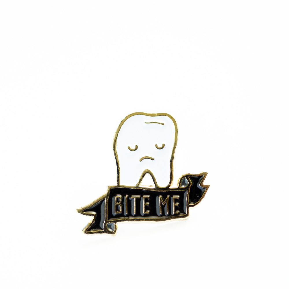 093. "Bite Me Tooth" Pin by ilootpaperie - Hero Complex Gallery