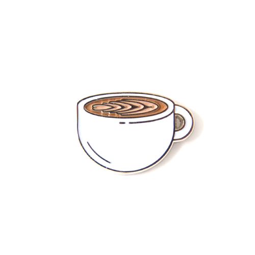 424. "Latte" Pin by Reppin Pins - Hero Complex Gallery