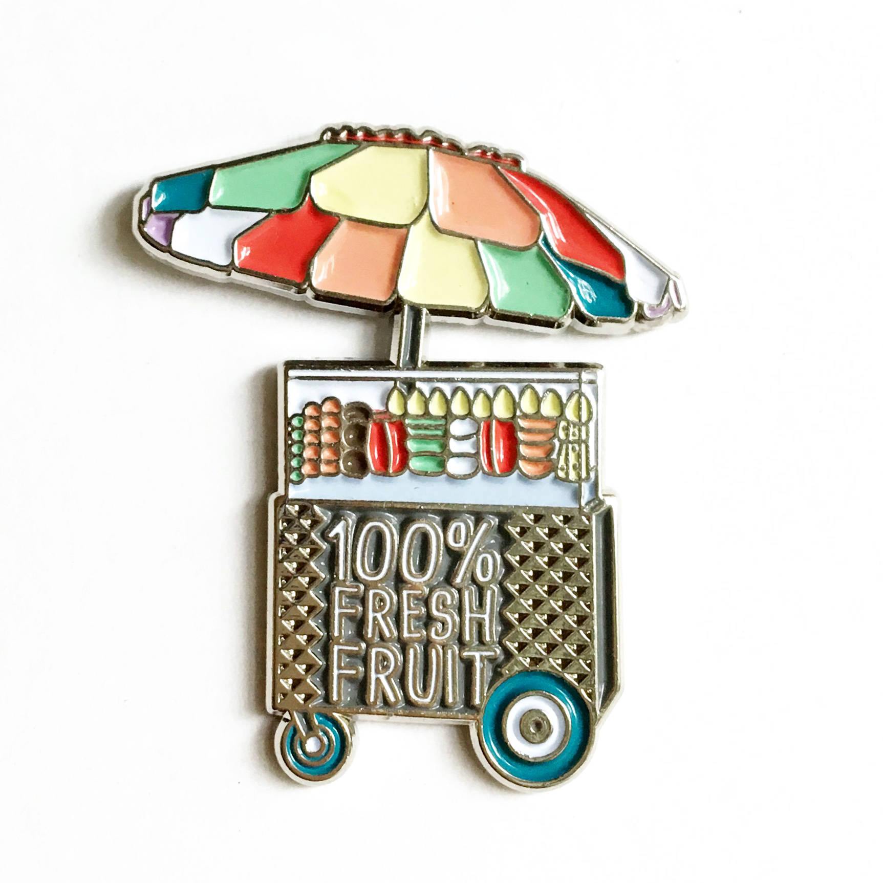 096. "100% LA Fruit Cart" Pin by ilootpaperie - Hero Complex Gallery