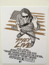 "They Live" Gold/Silver Handbill by Patrick Connan - Hero Complex Gallery