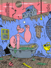 "Popeye Takes a Spinach Bath" by Kaz - Hero Complex Gallery
